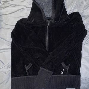 Sherpa zipped sweatshirt